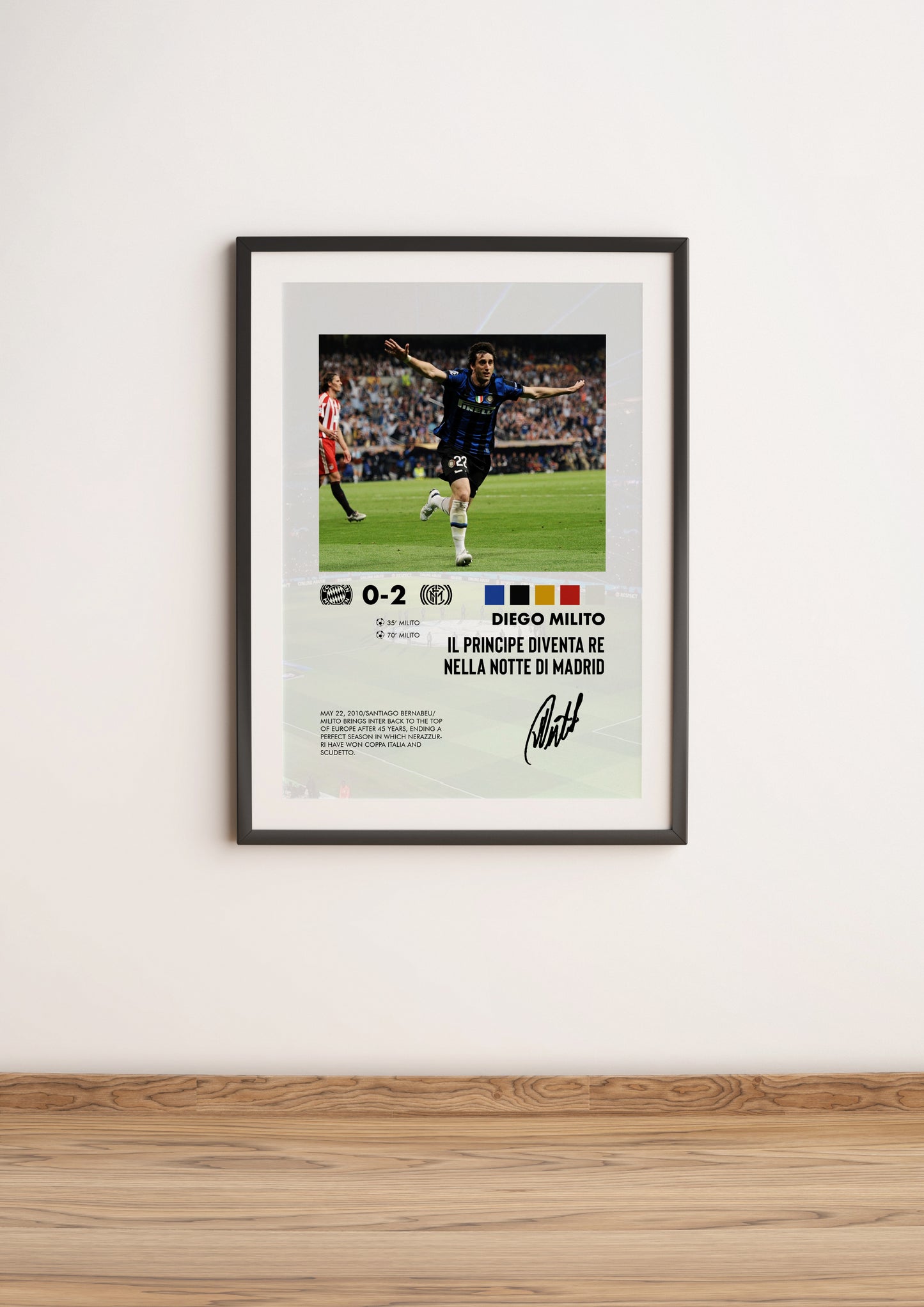 Bayern Munich-Inter 0-2 poster