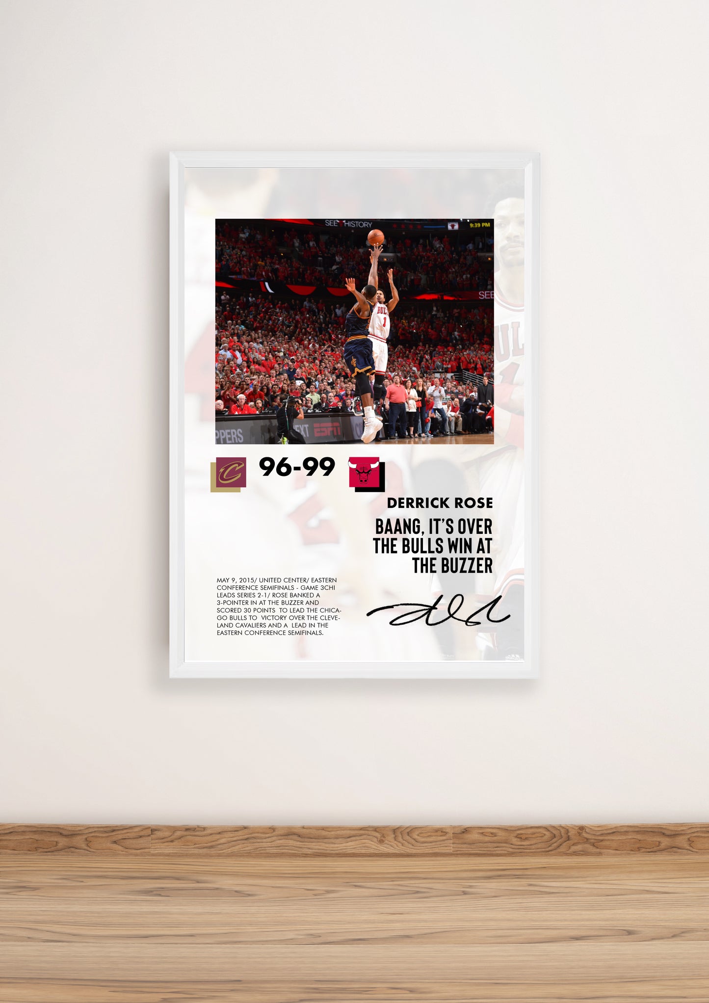 (NBA) Derrick Rose buzzer beater