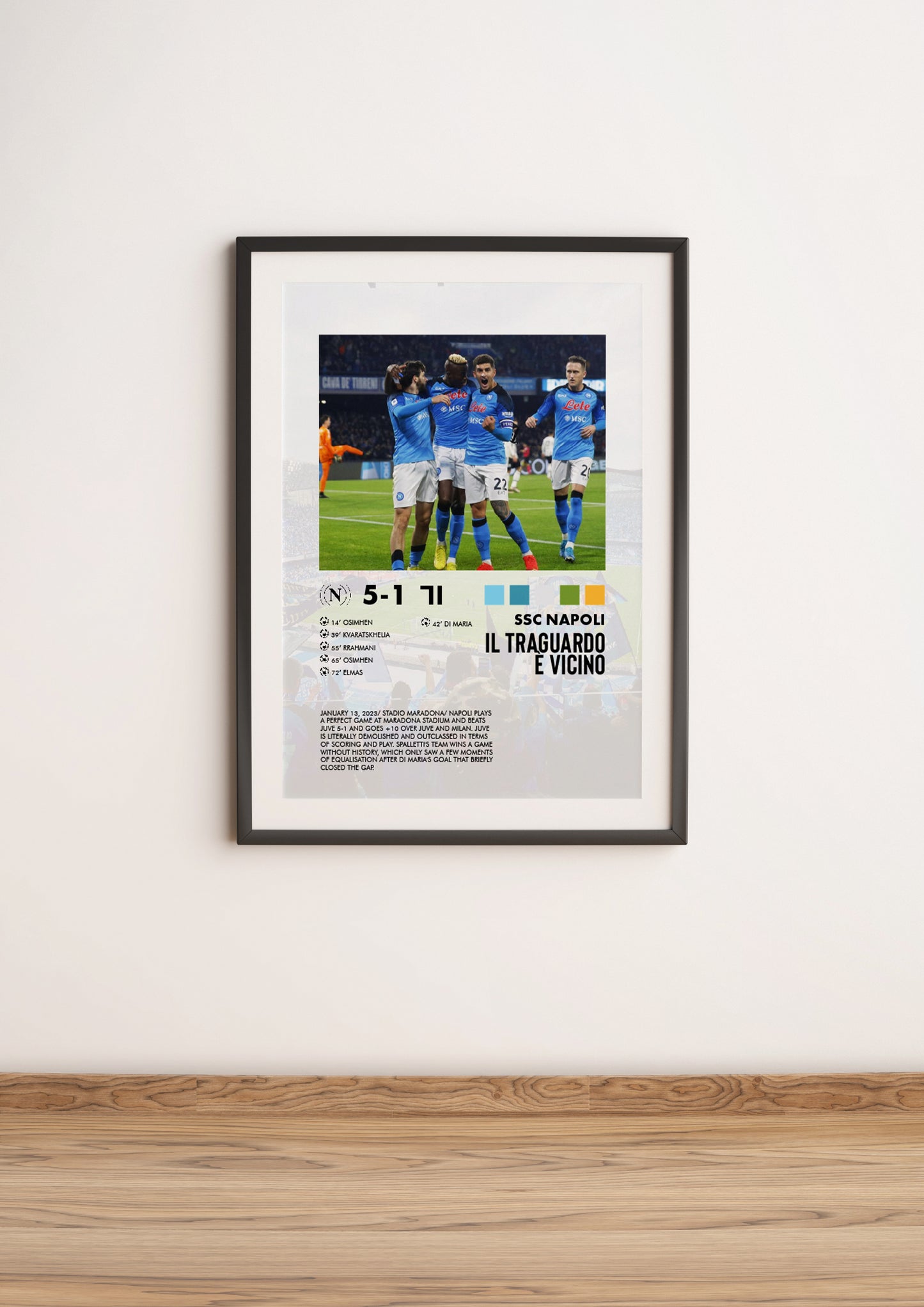 Napoli-Juventus 5-1 poster