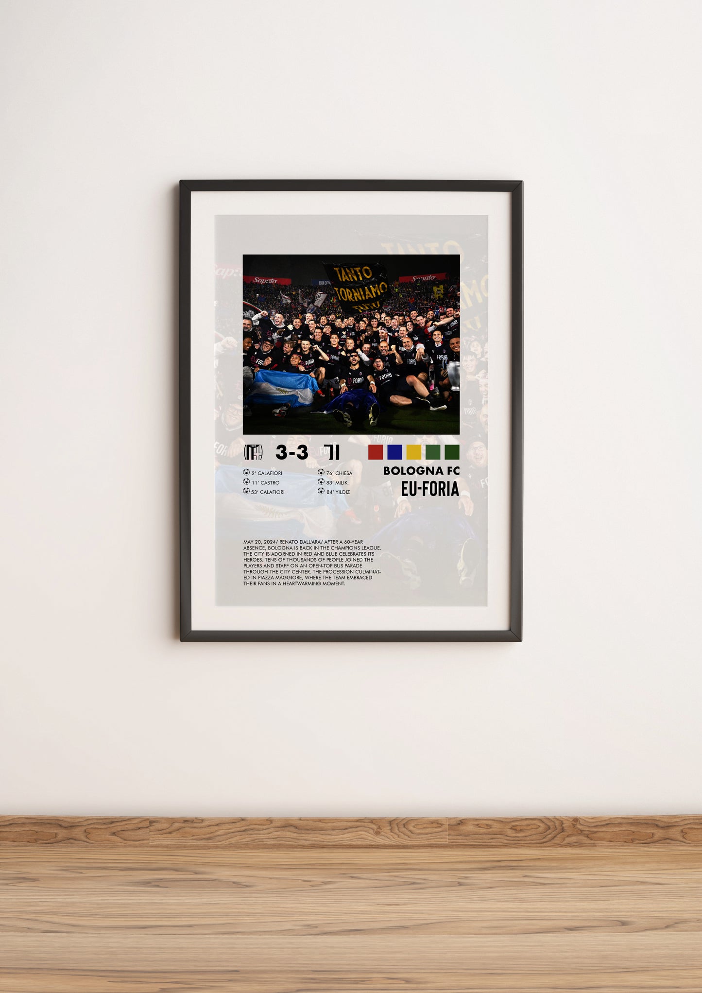 Bologna-Juventus 3-3 poster