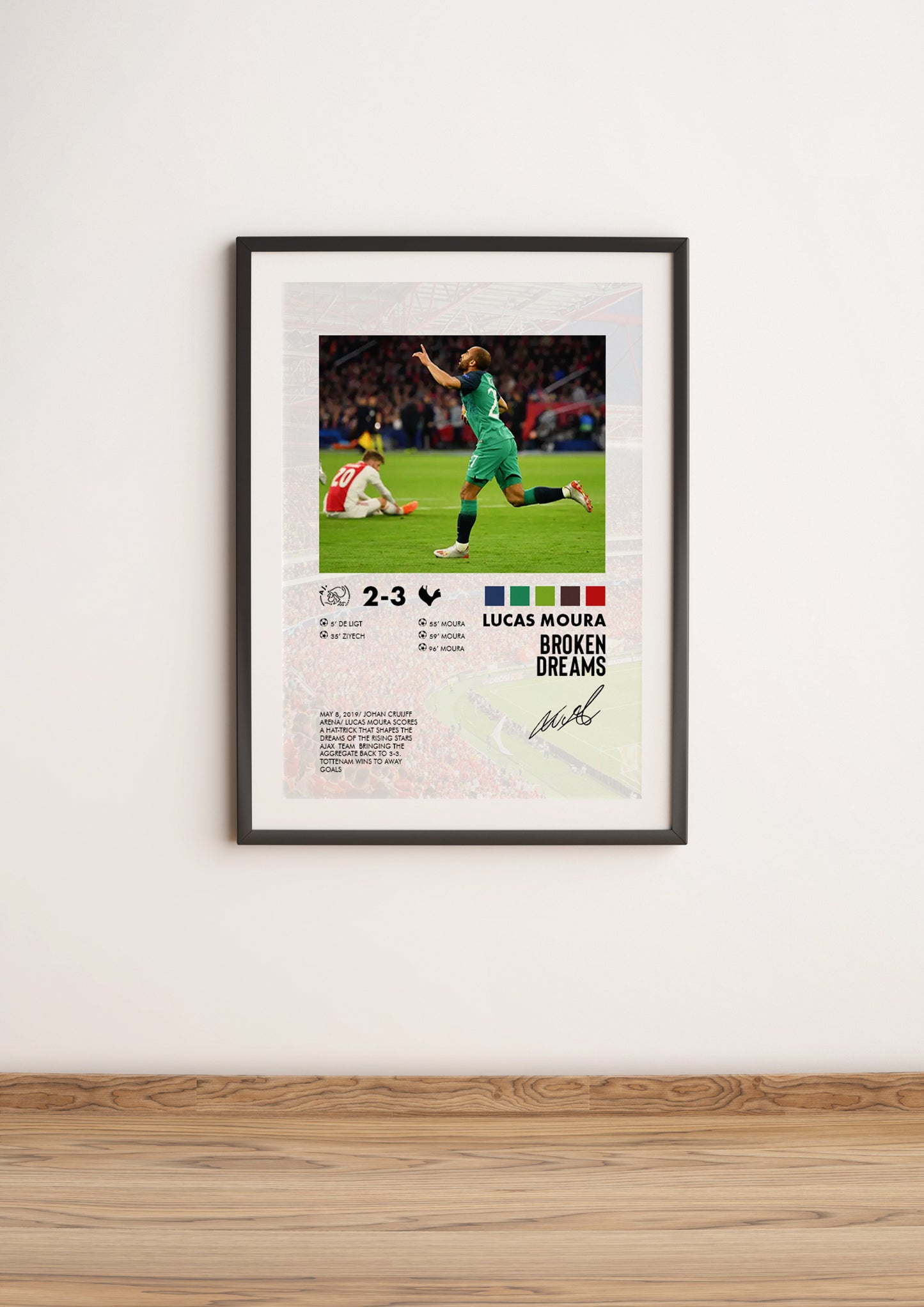 Ajax-Tottenham 2-3 poster