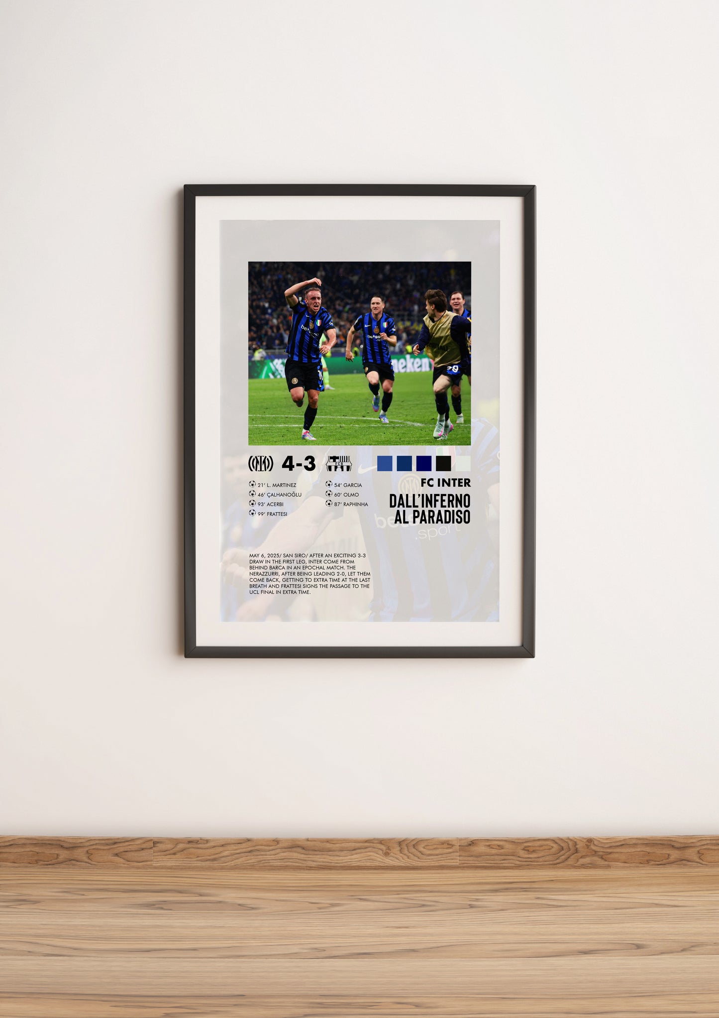 Inter-Barcellona 4-3 poster