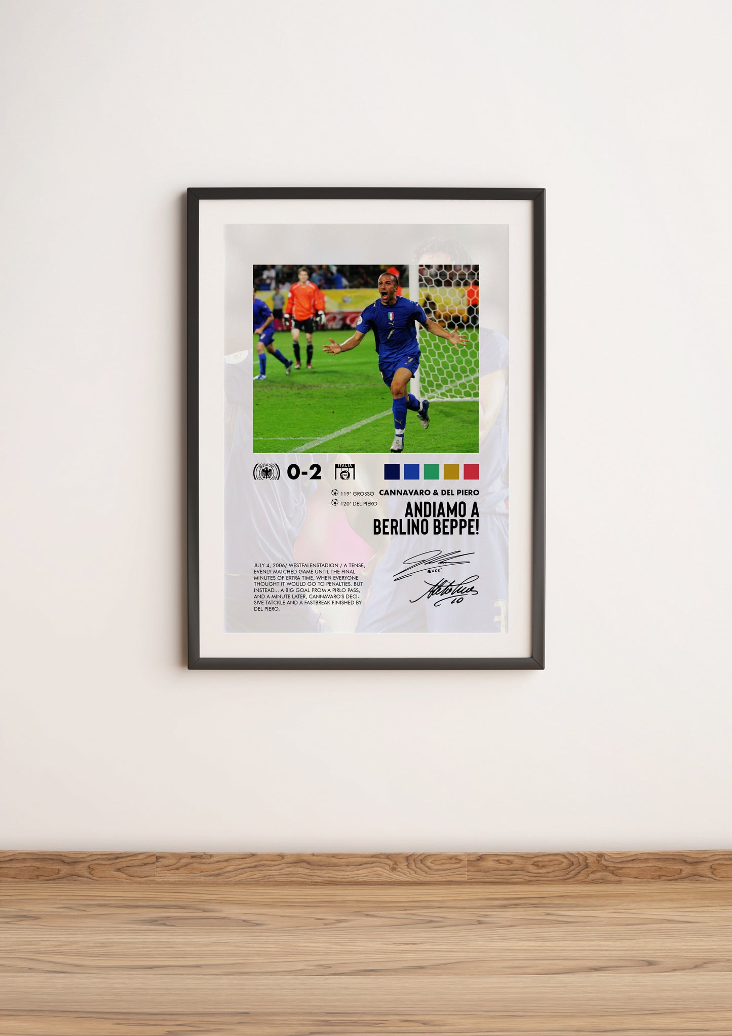 Germany-Italy 0-2 poster