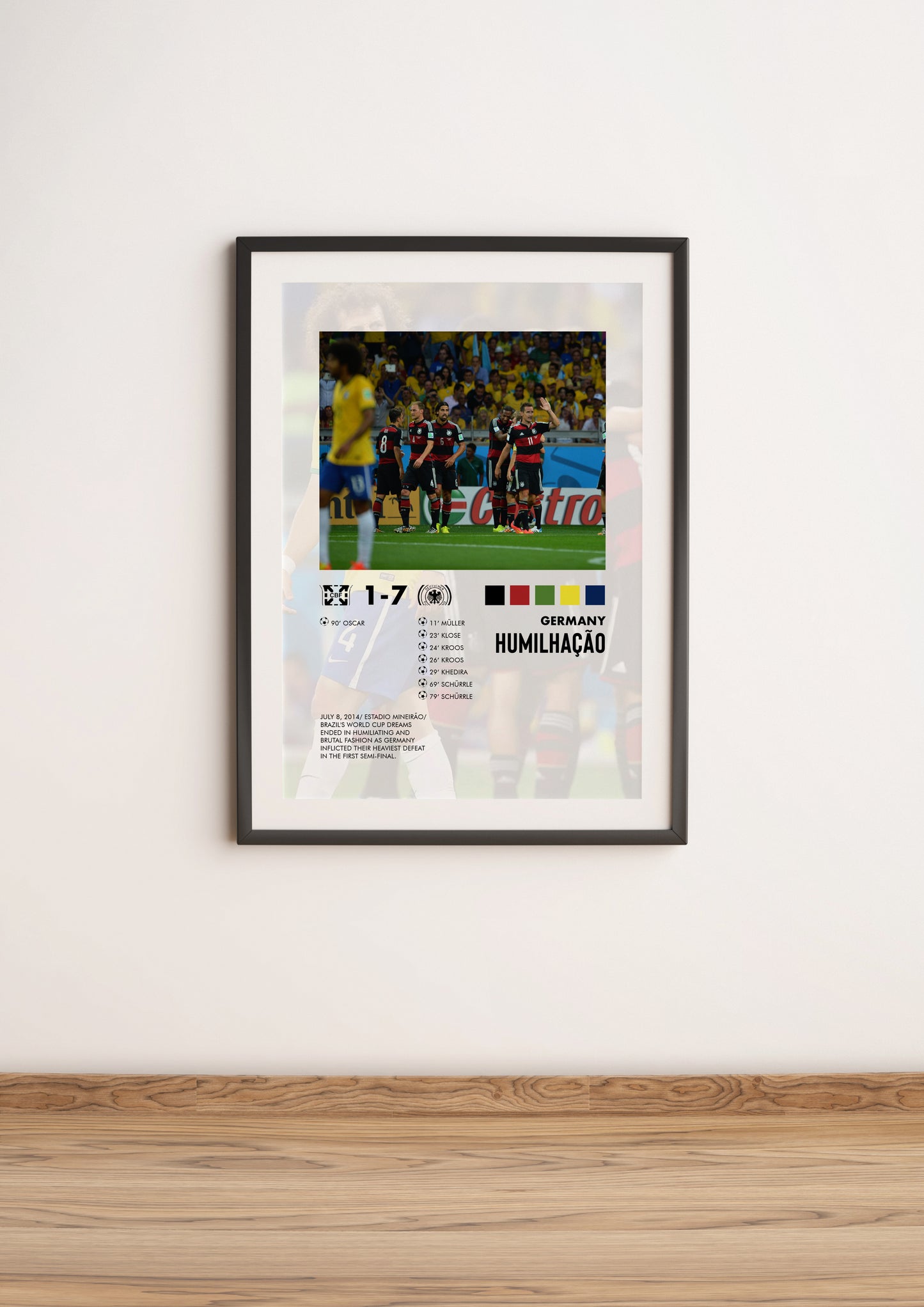 Brasil-Germany 1-7 poster
