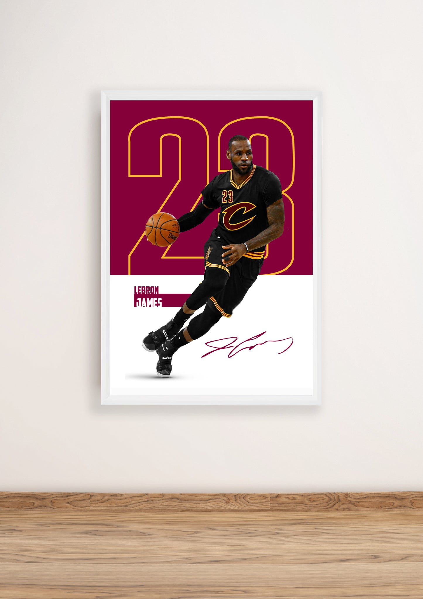 (NBA Player) LeBron James poster
