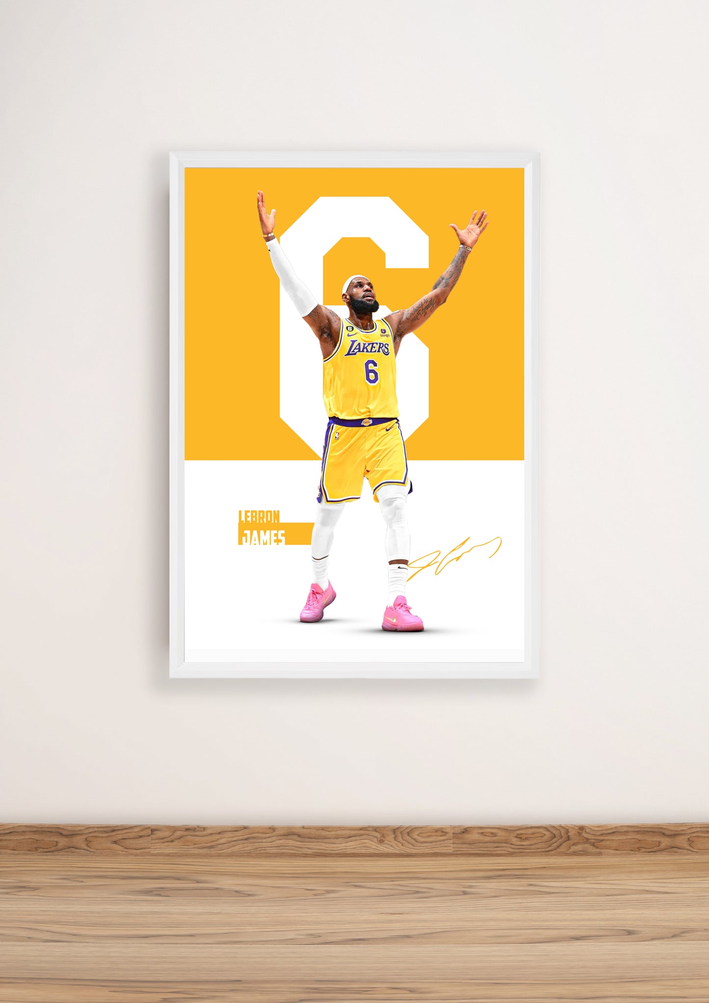 (NBA Player) LeBron James poster