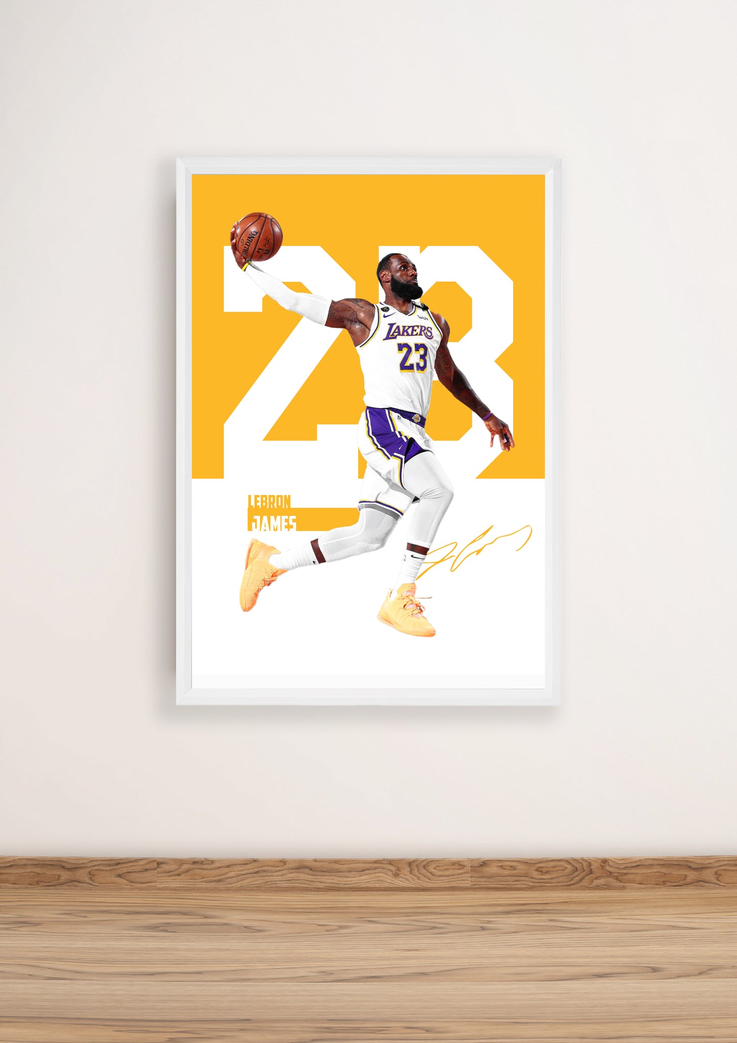 (NBA Player) LeBron James poster