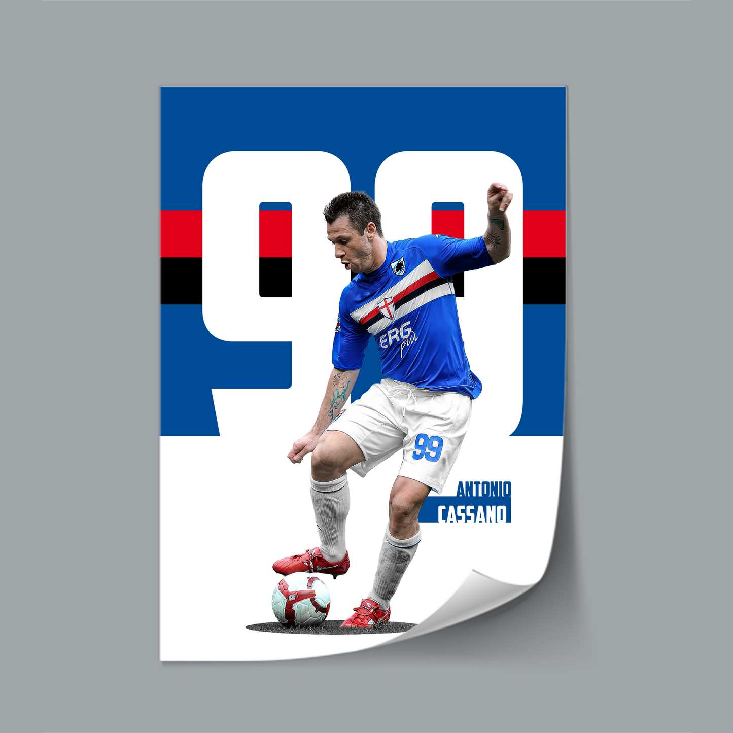 (Player) Antonio Cassano poster