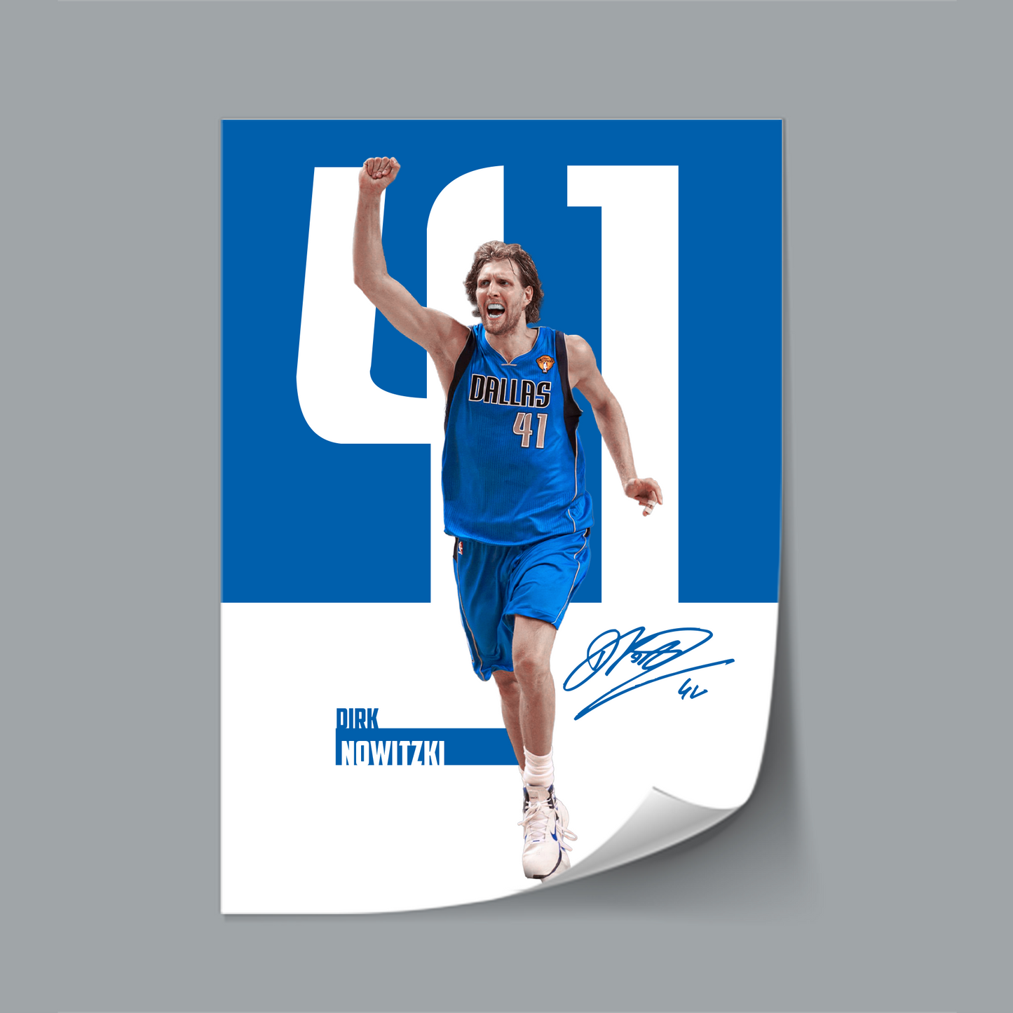 (NBA Player) Dirk Nowitzki poster
