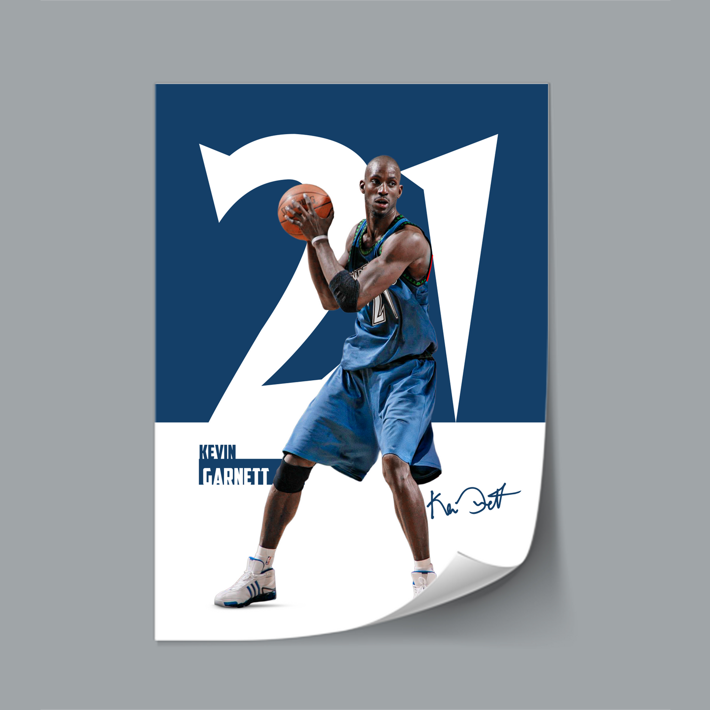 (NBA Player) Kevin Garnett poster