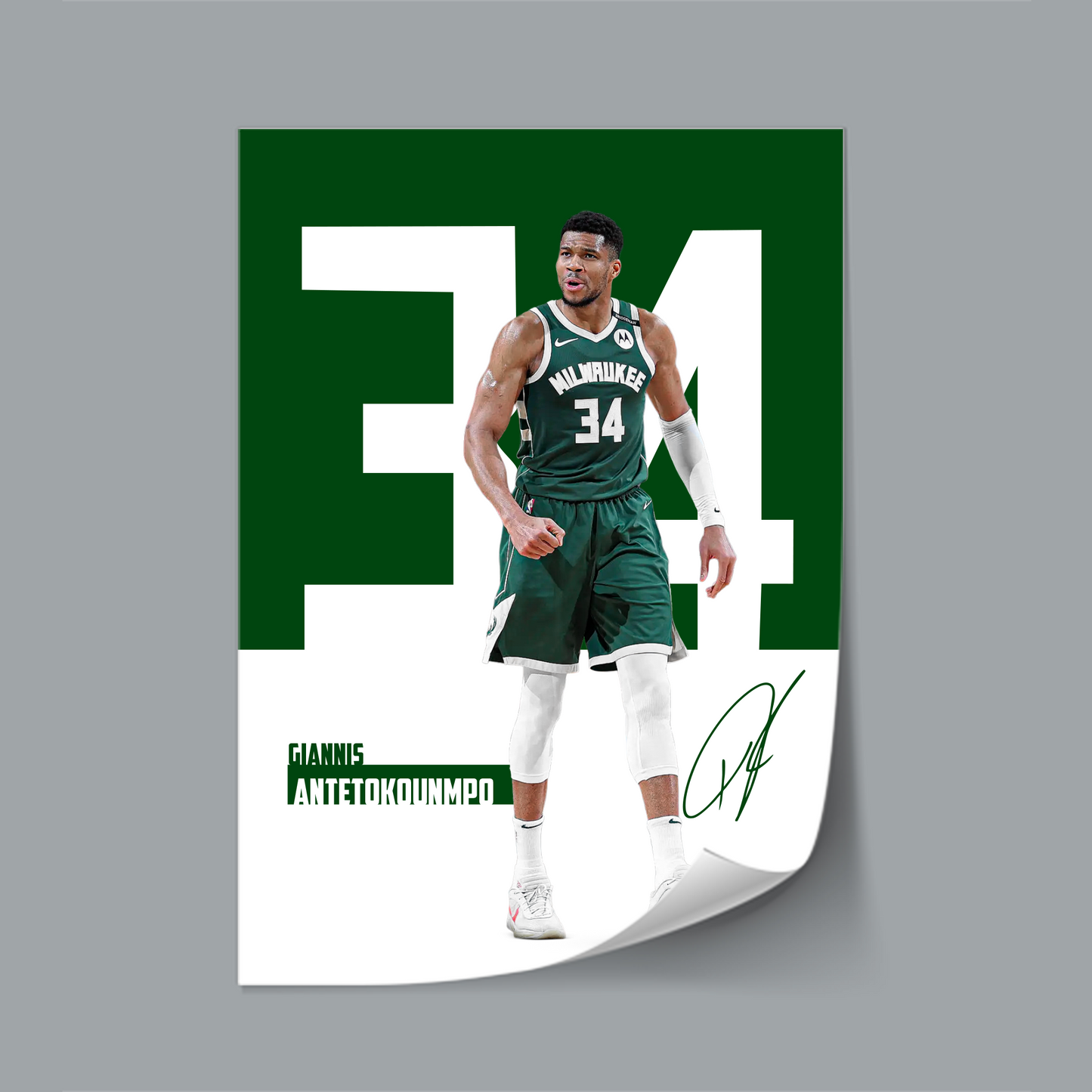 (NBA Player) Giannis Antetokounmpo poster