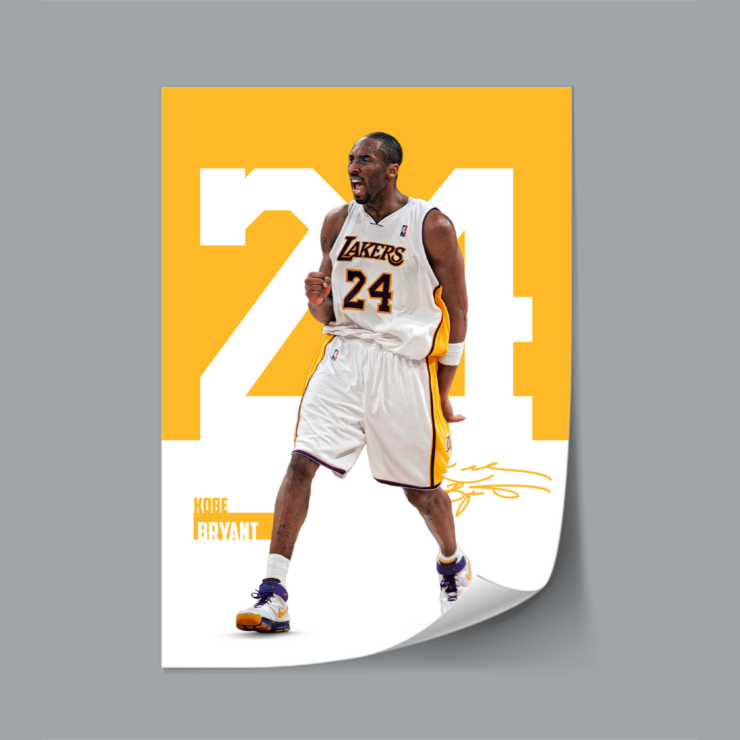 (NBA Player) Kobe Bryant poster