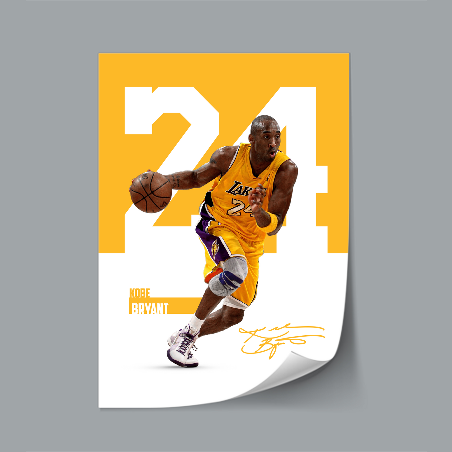 (NBA Player) Kobe Bryant poster