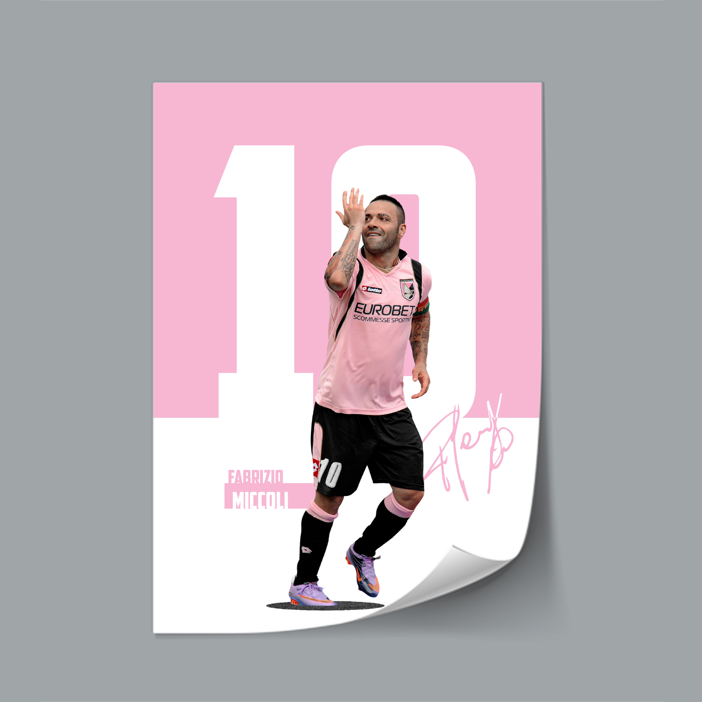 (Player) Fabrizio Miccoli poster