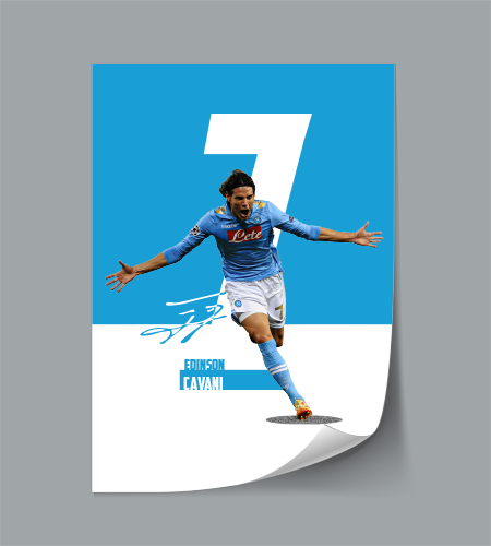 (Player) Edinson Cavani poster