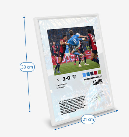 Napoli-Cagliari 2-0 poster