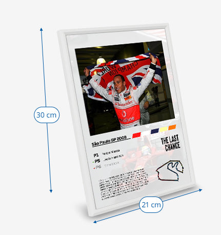 (F1) San Paolo GP 2008 Lewis Hamilton poster