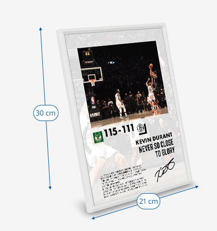 (NBA) Kevin Durant never so close to glory vs Milwakee Bucks Poster