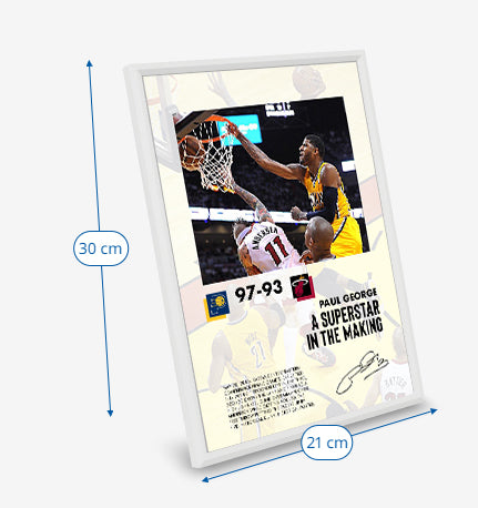 (NBA) Paul George over Chris Andersen Poster