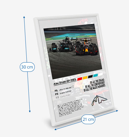 (F1) Abu Dahbi GP 2021 Hamilton vs Verstappen poster
