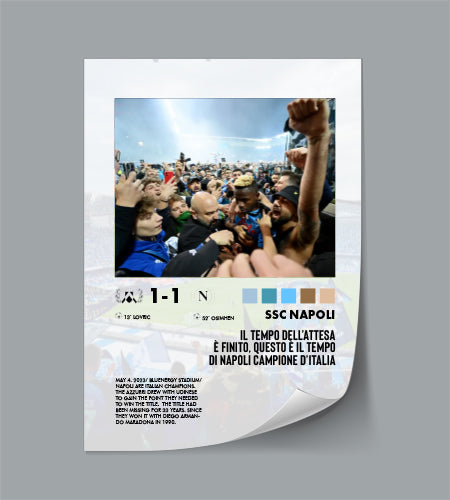 Udinese-Napoli 1-1 poster