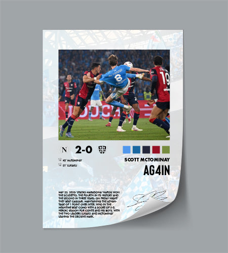 Napoli-Cagliari 2-0 poster