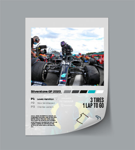 (F1) Silverstone GP 2020 Lewis Hamilton poster