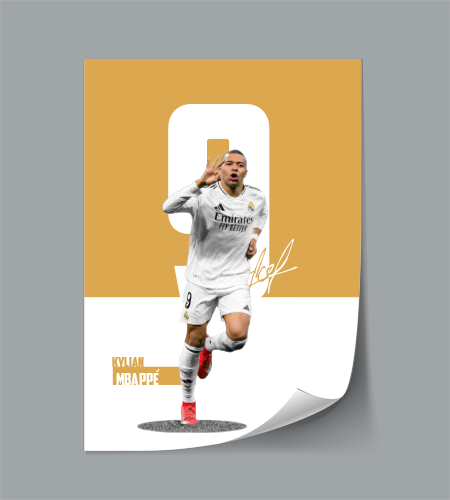 (Player) Kylian Mbappé poster