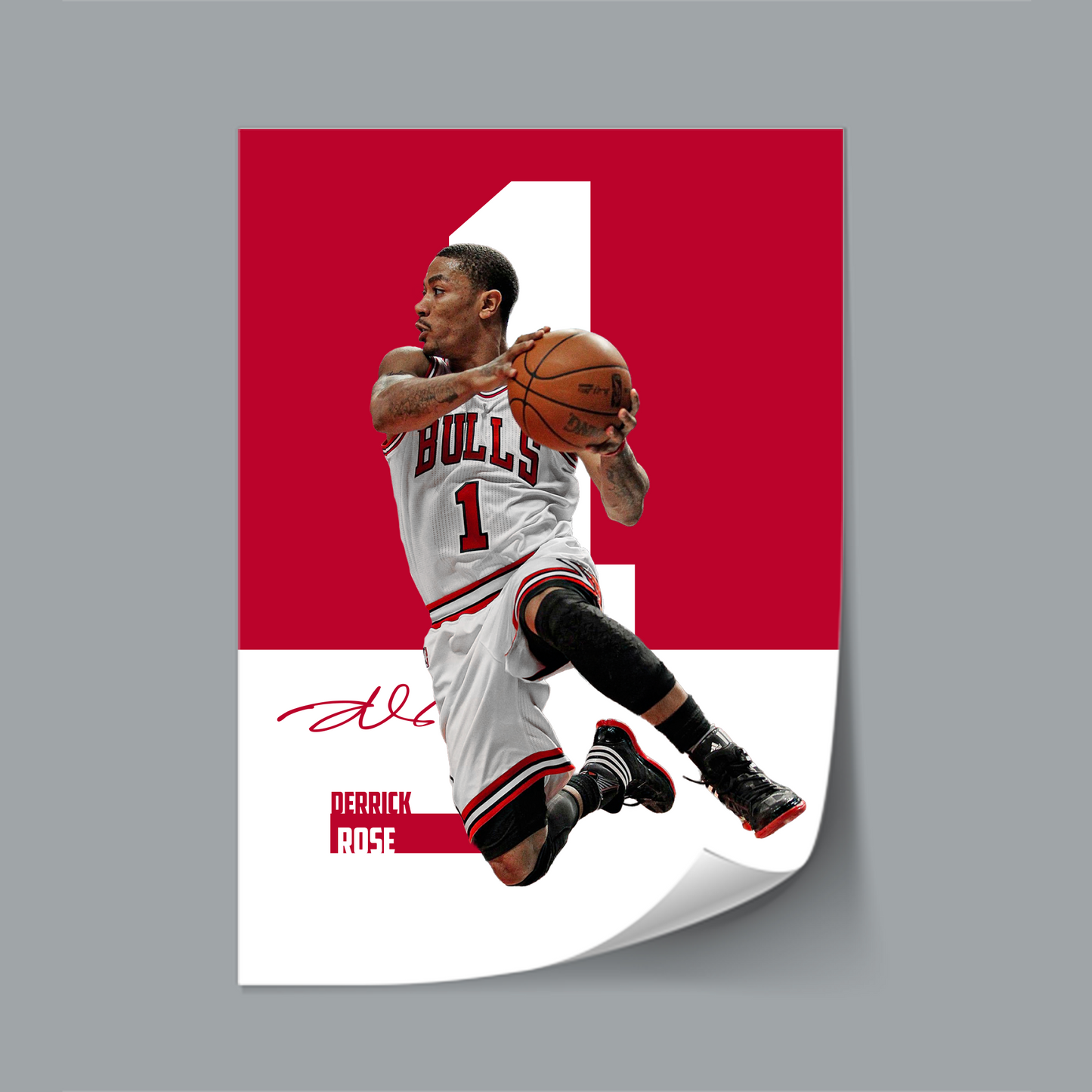 (NBA Player) Derrick Rose poster