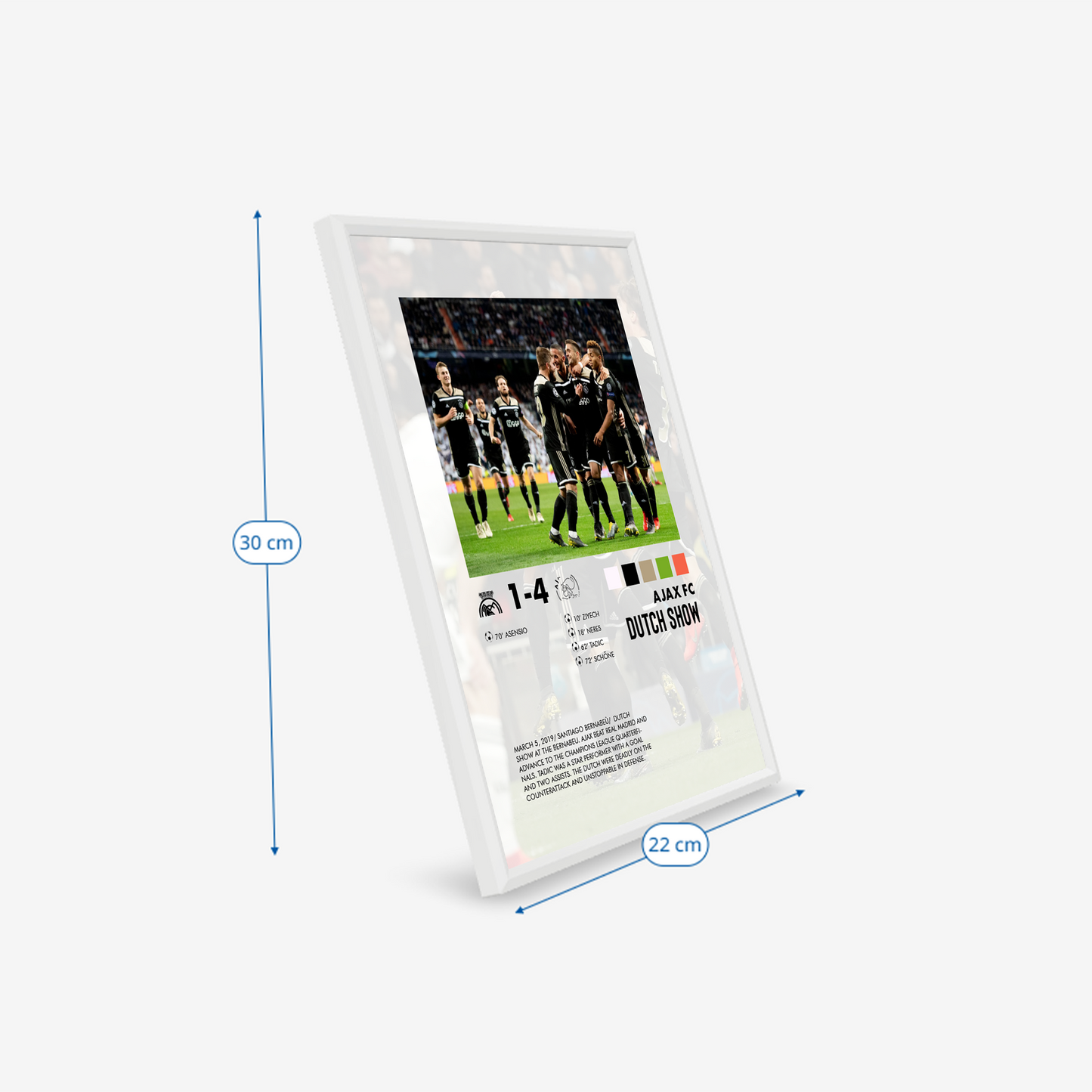 Real Madrid-Ajax 1-4 poster