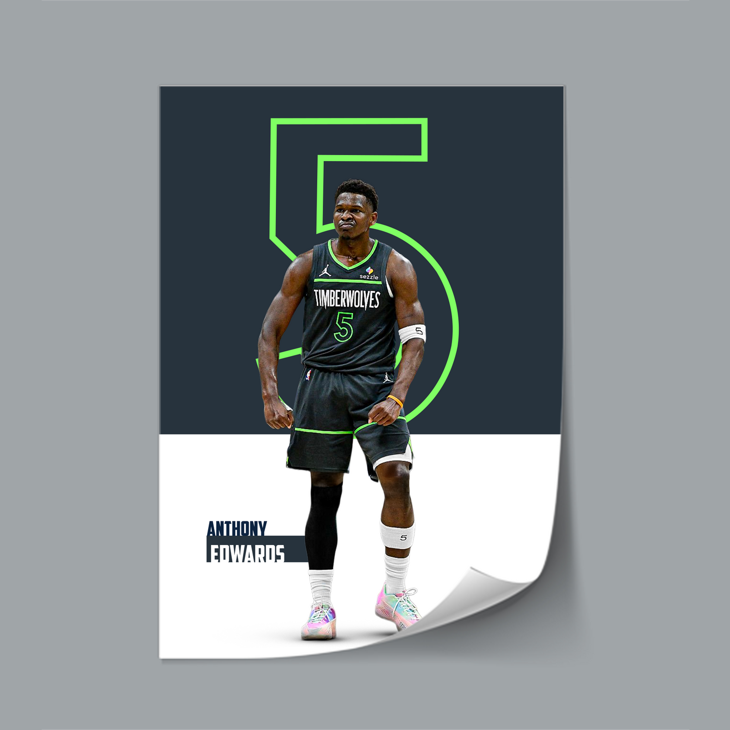 (NBA Player) Anthony Edwards poster