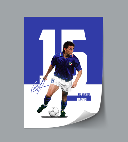 (Player) Roberto Baggio poster