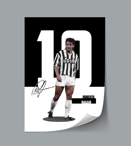(Player) Roberto Baggio poster