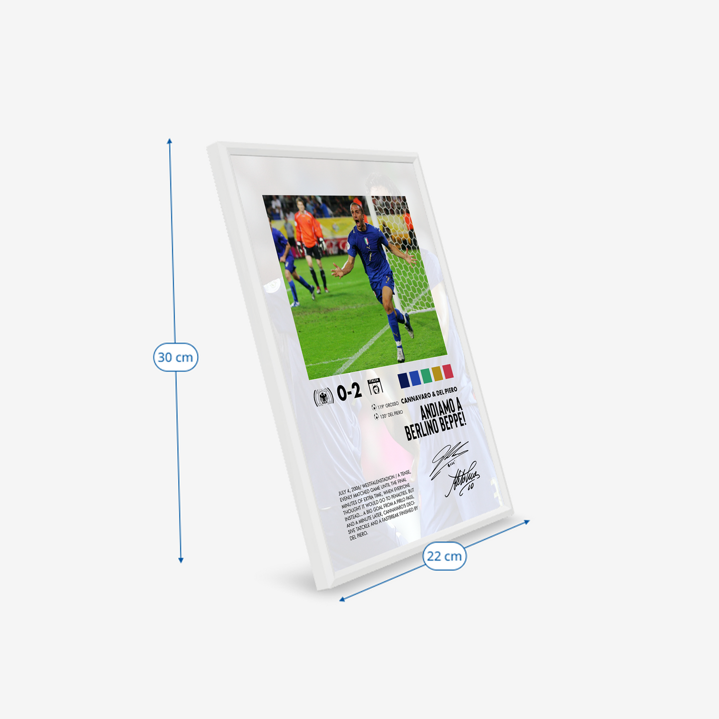 Germany-Italy 0-2 poster