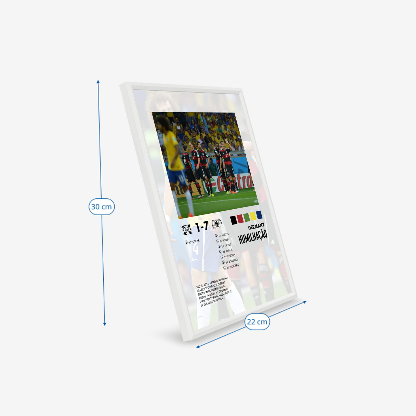 Brasil-Germany 1-7 poster