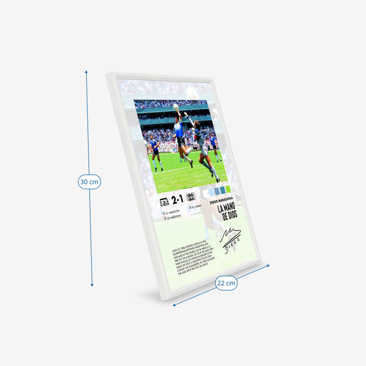 Argentina-England 2-1 poster