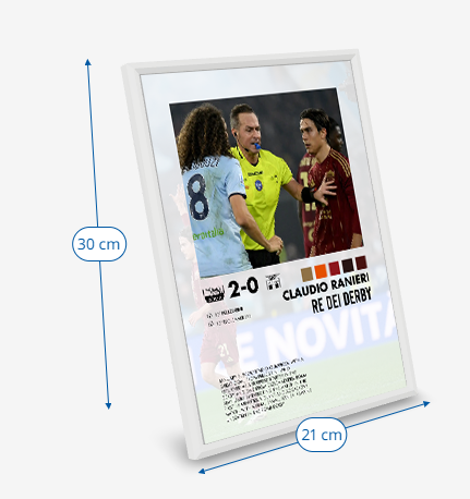 Roma-Lazio 2-0 poster