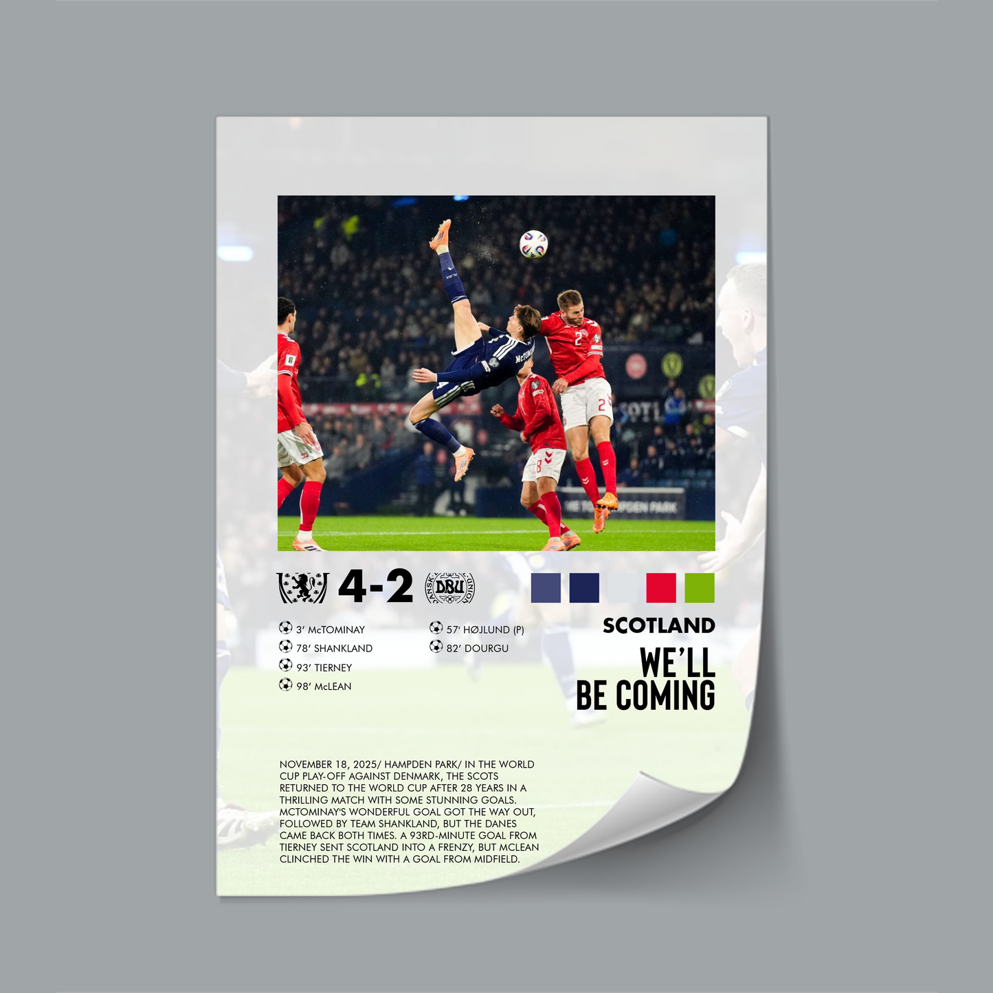 Scotland-Denmark 4-2