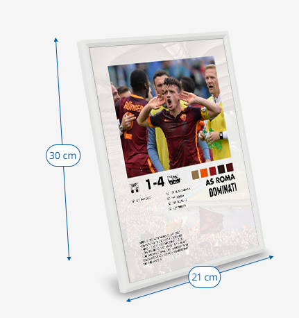 Lazio-Roma 1-4 poster