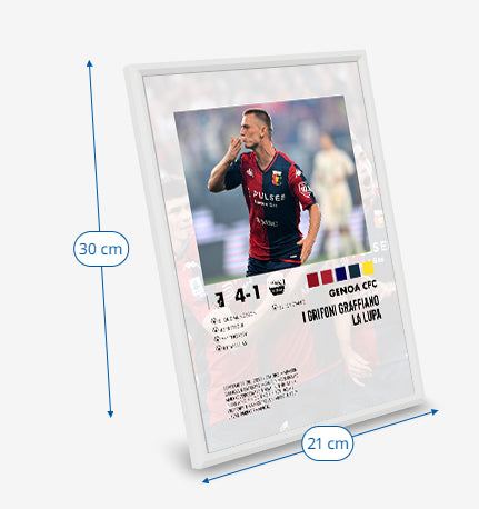 Genoa-Roma 4-1 poster