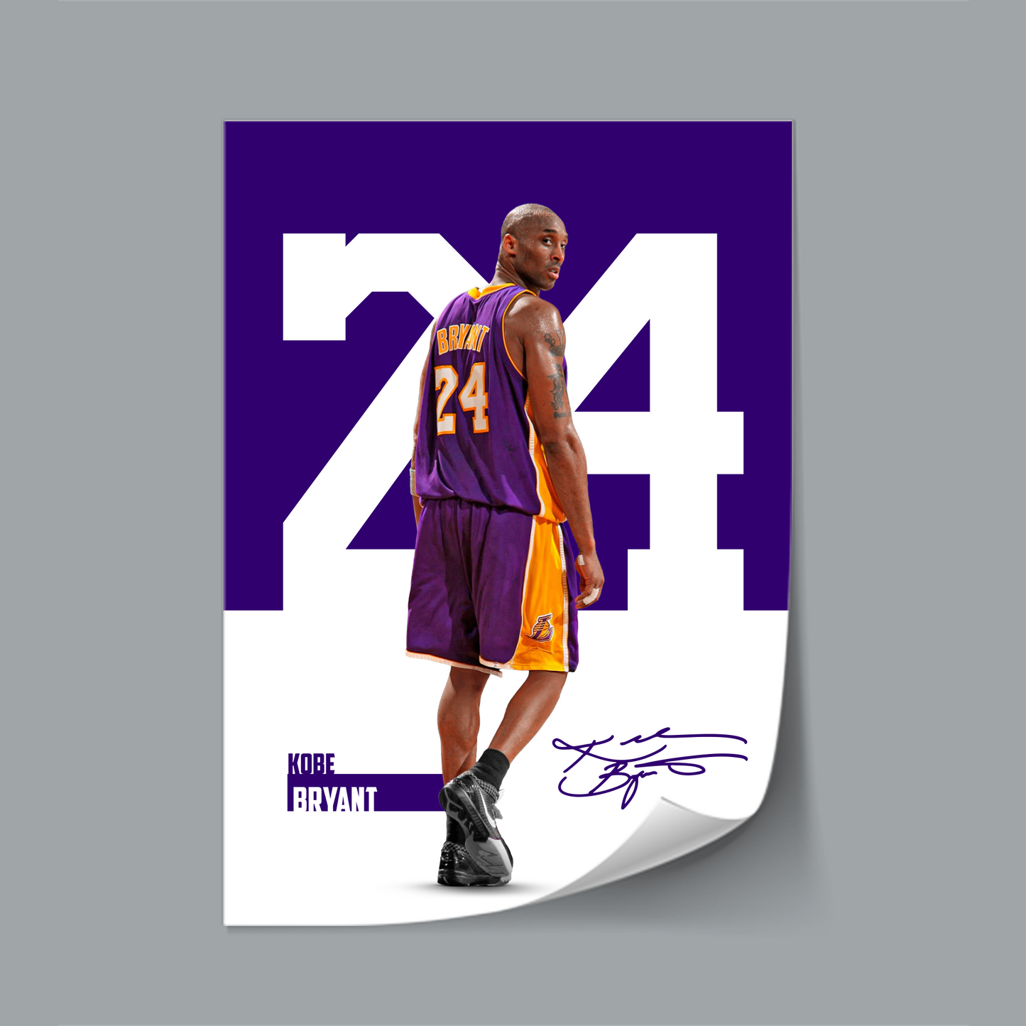 (NBA Player) Kobe Bryant poster