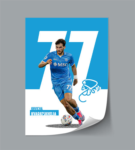 (Player) Khvicha Kvaratskhelia poster
