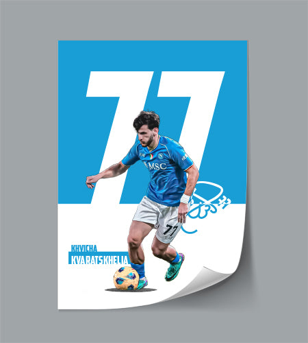 (Player) Khvicha Kvaratskhelia poster