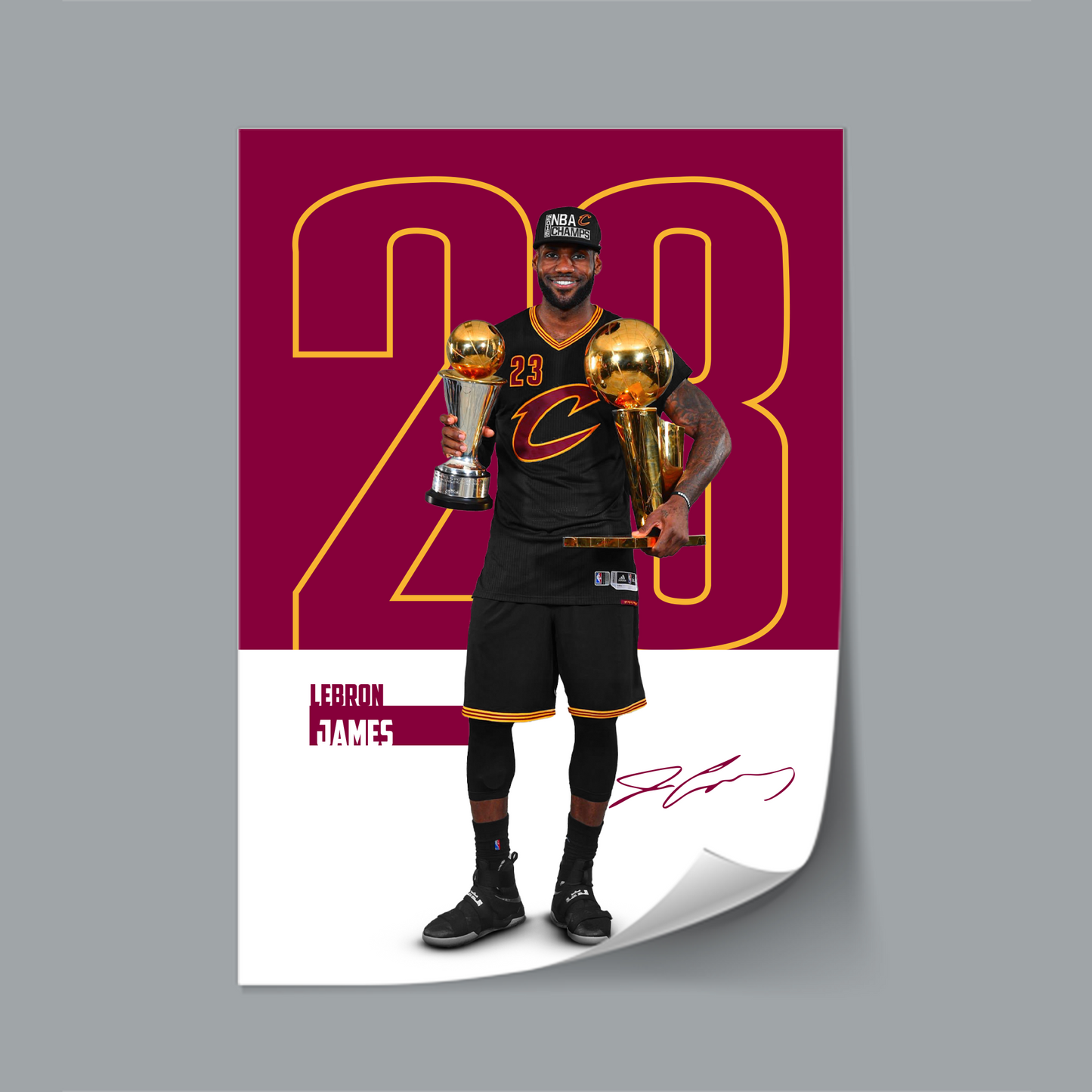 (NBA Player) LeBron James poster