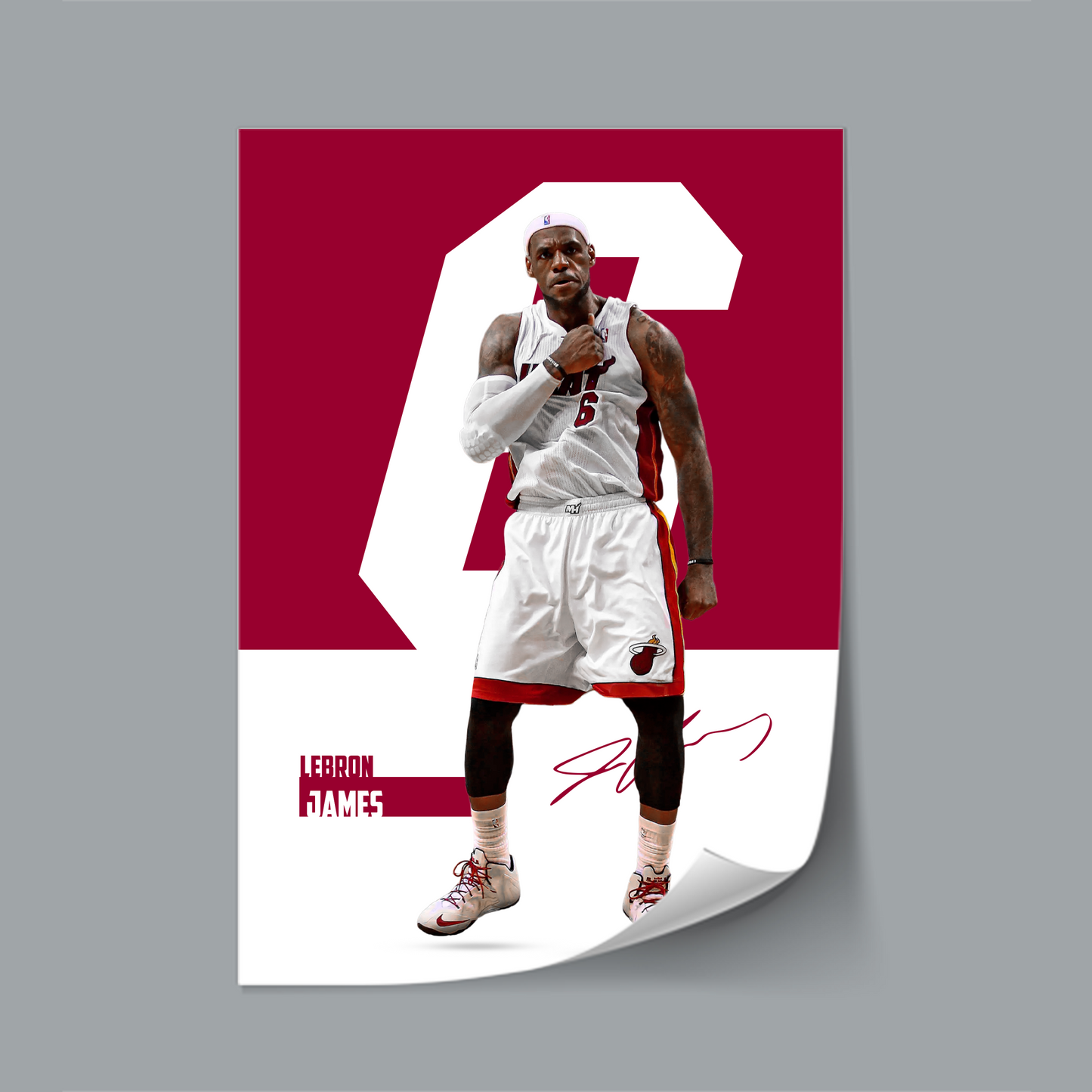 (NBA Player) LeBron James poster