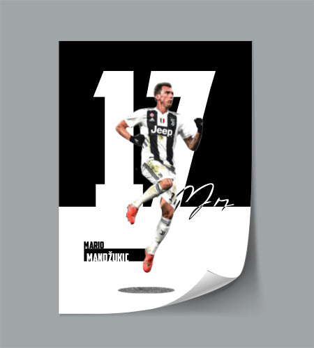 (Player) Mario Mandzukic poster