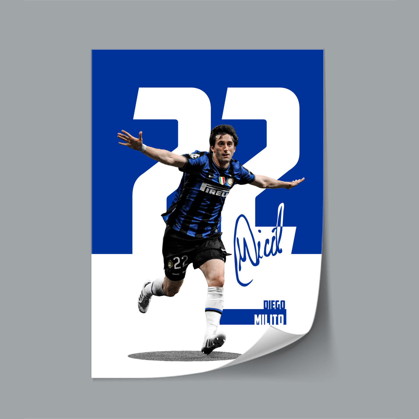(Player) Diego Milito poster