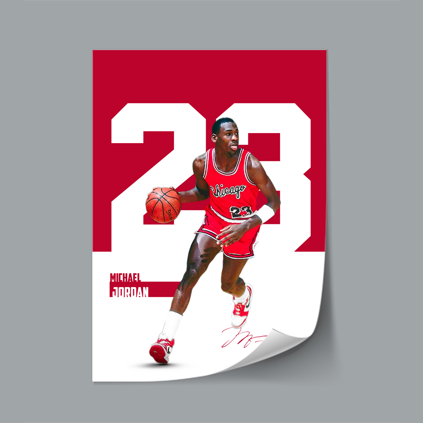(NBA Player) Michael Jordan poster