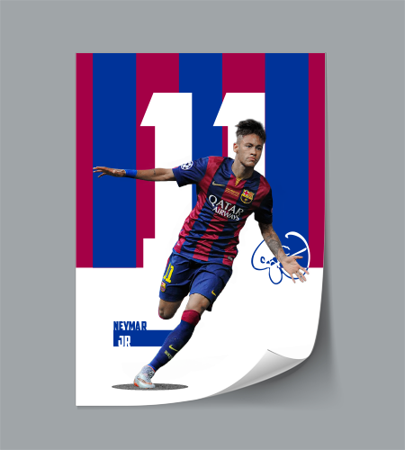 (Player) Neymar Jr poster