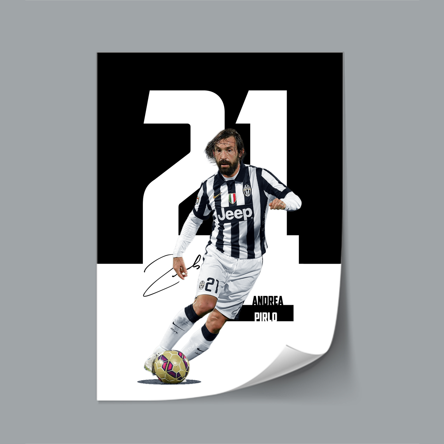 (Player) Andrea Pirlo poster